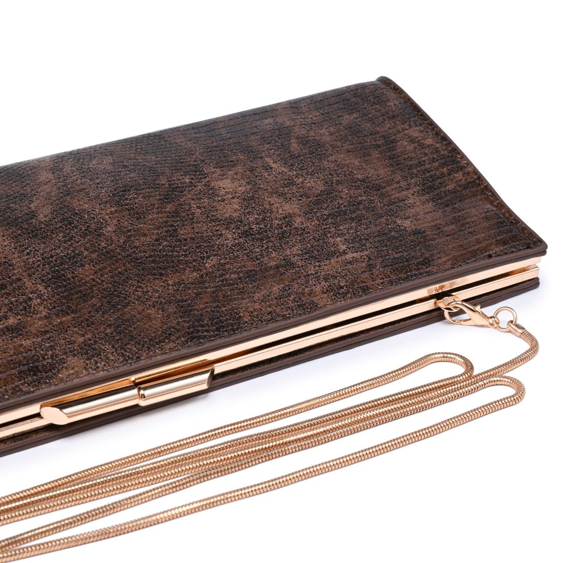 Urban Expressions Nazlee - Lizard Clutch 840504212642 View 8 | Brown