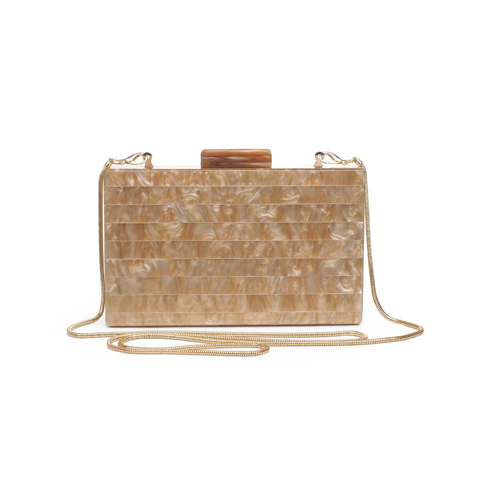Product Image of Urban Expressions Ariel Evening Bag 840611171351 View 1 | Chocolate