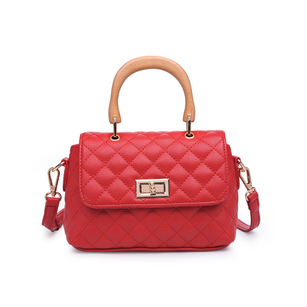 Woman wearing Red Urban Expressions Madeline Crossbody NA-840611158970 View 5 | Red