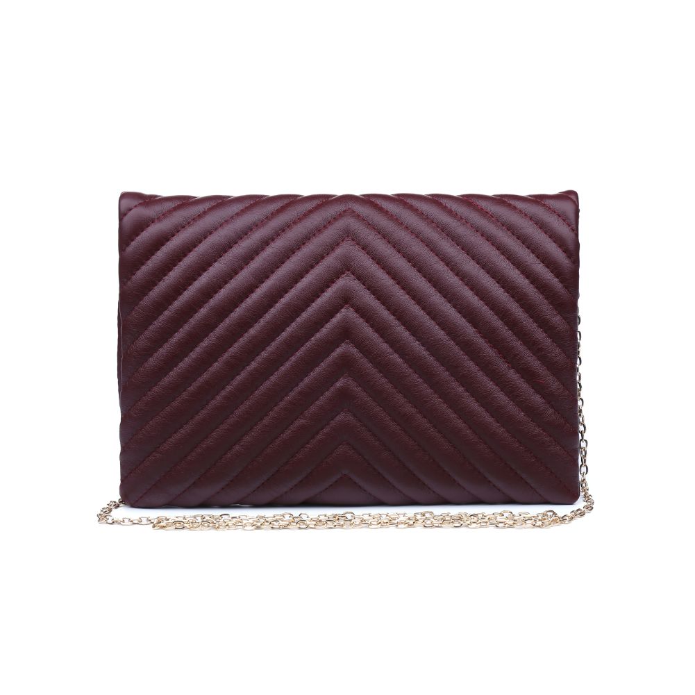 Product Image of Urban Expressions Victoria Clutch NA-840611163684 View 3 | Oxblood