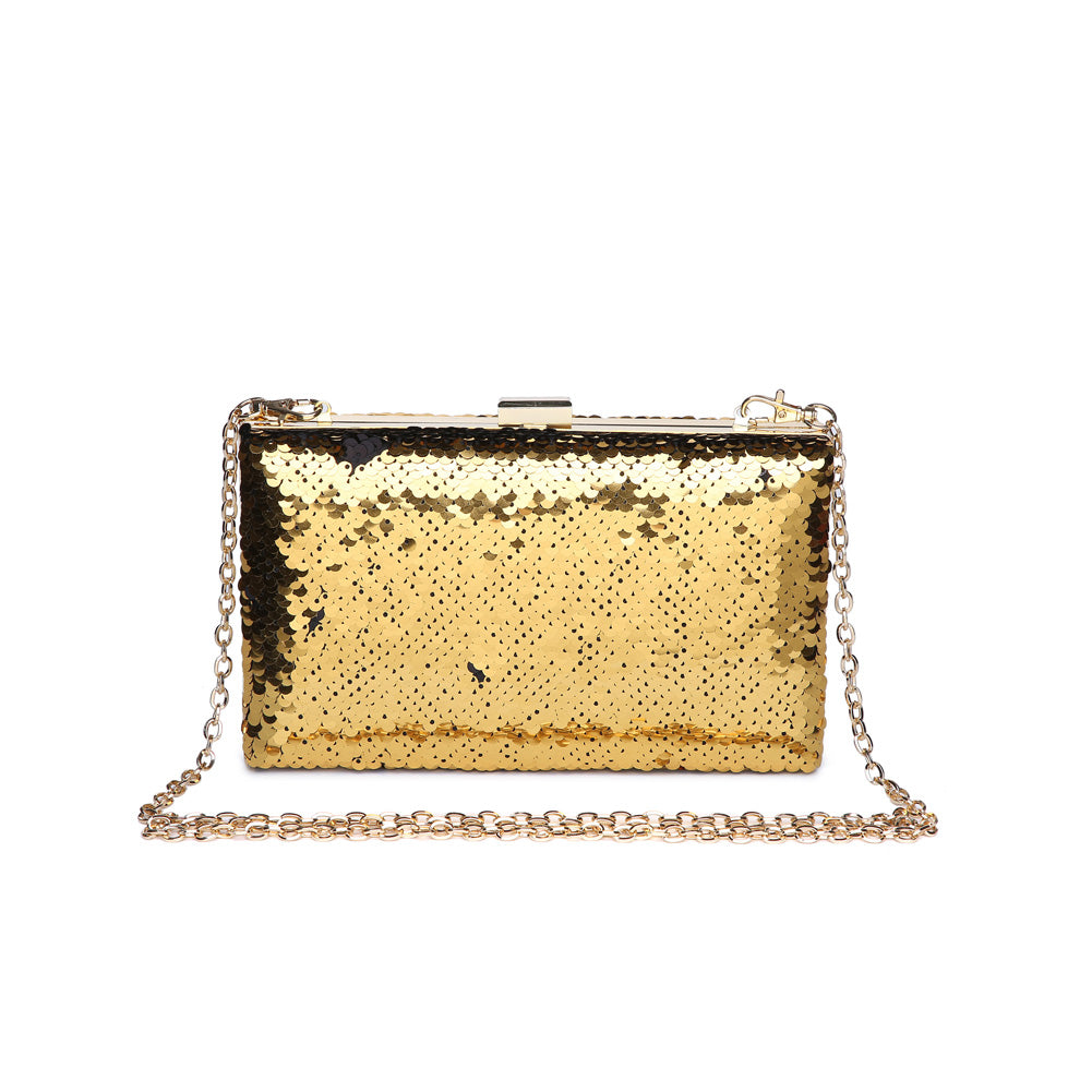 Product Image of Urban Expressions Diana Clutch NA-840611157249 View 3 | Gold