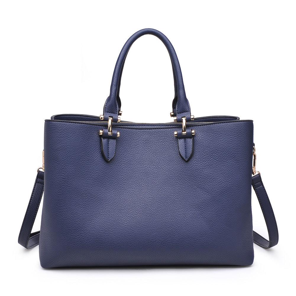 Product Image of Urban Expressions Liverpool Satchel NA-840611153432 View 3 | Navy