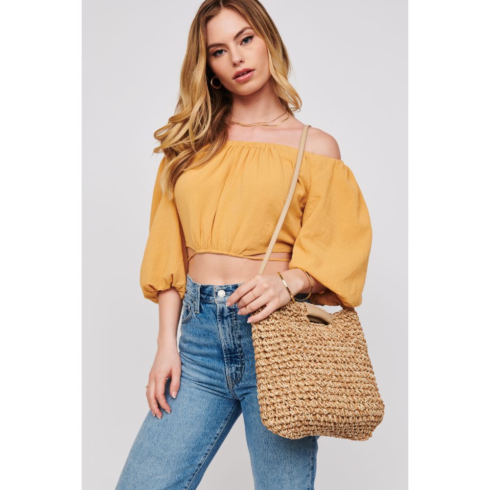 Woman wearing Natural Urban Expressions Southampton Crossbody 818209018685 View 1 | Natural
