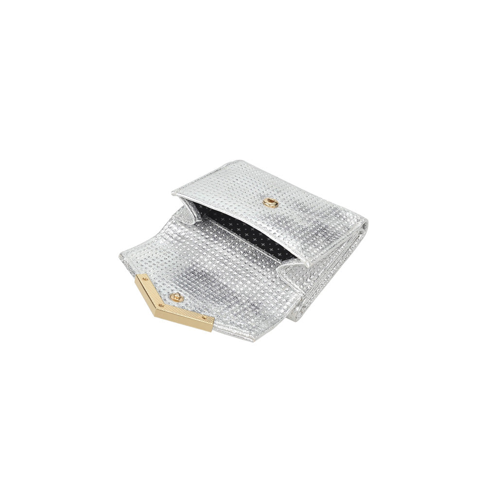 Product Image of Urban Expressions Stormi Wallet NA-840611150370 View 4 | Silver