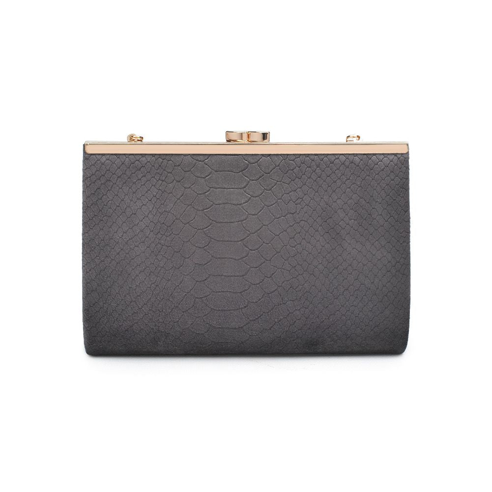 Product Image of Urban Expressions Minx Evening Bag 840611165039 View 3 | Grey