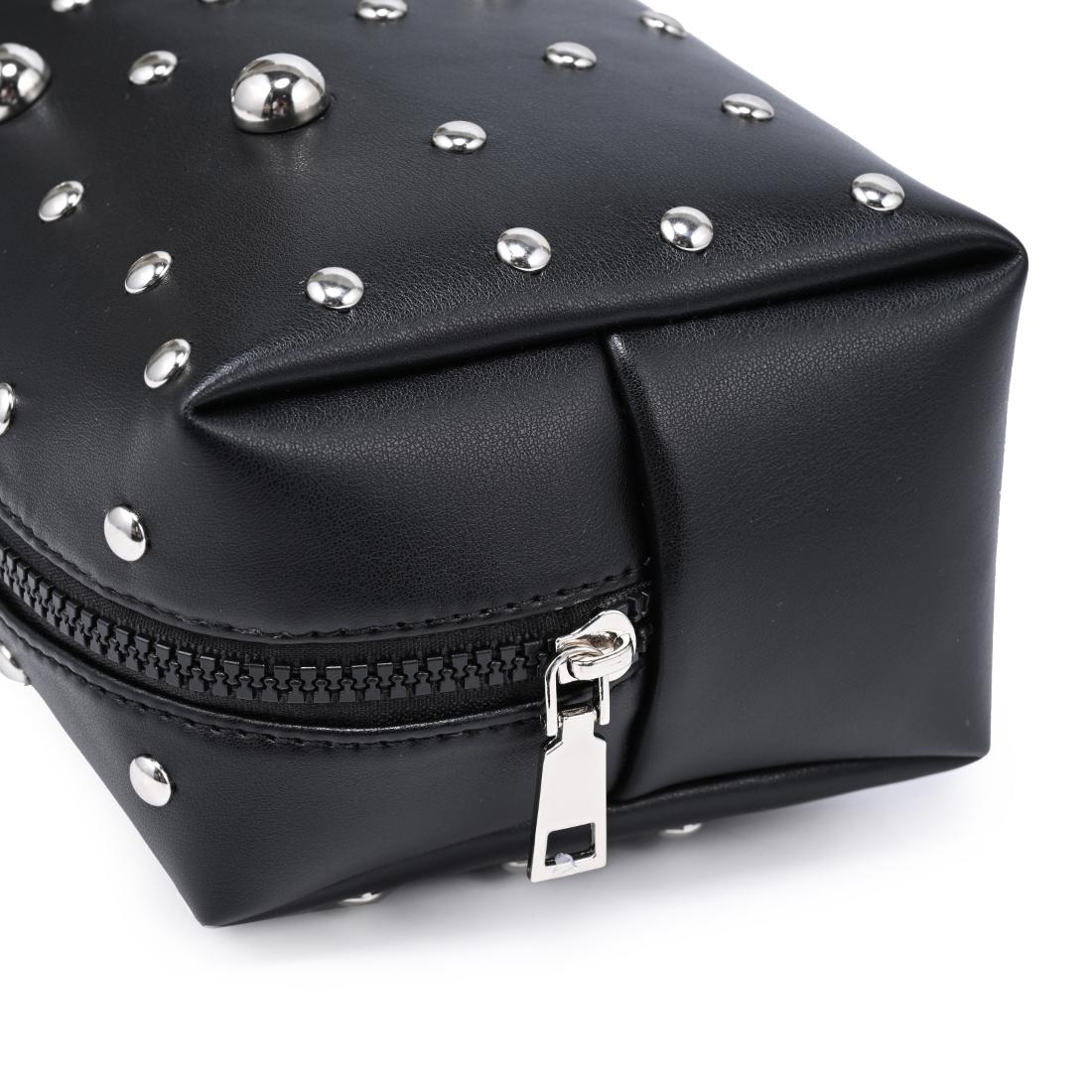 Urban Essentials Stud Society Cosmetic & Travel Organizer Pouch 840504210501 View 8 | Black