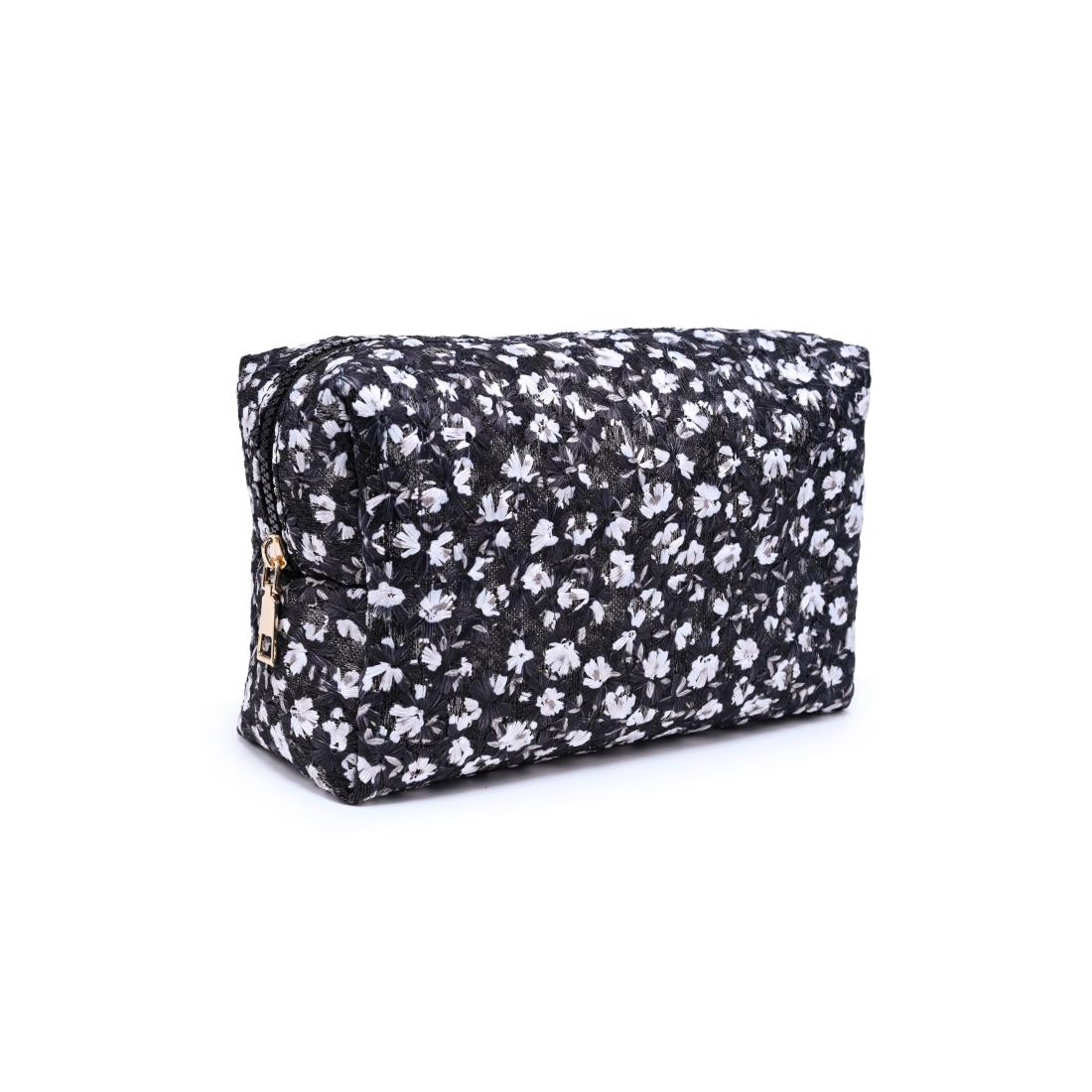 Urban Essentials City Bloom Cosmetic & Travel Organizer Pouch 840504207525 View 2 | Black