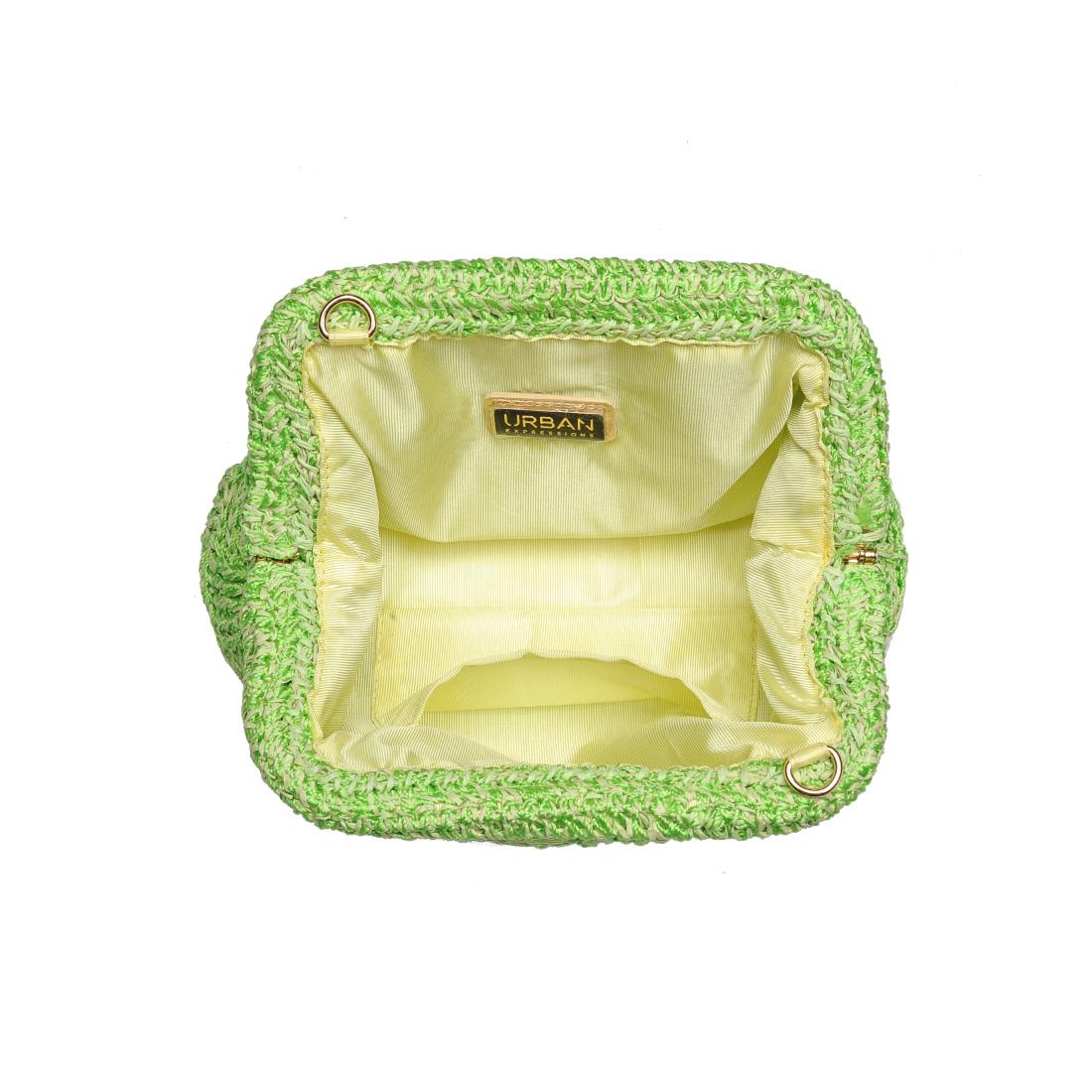 Product Image of Urban Expressions Annie Clutch 840611149381 View 8 | Lime