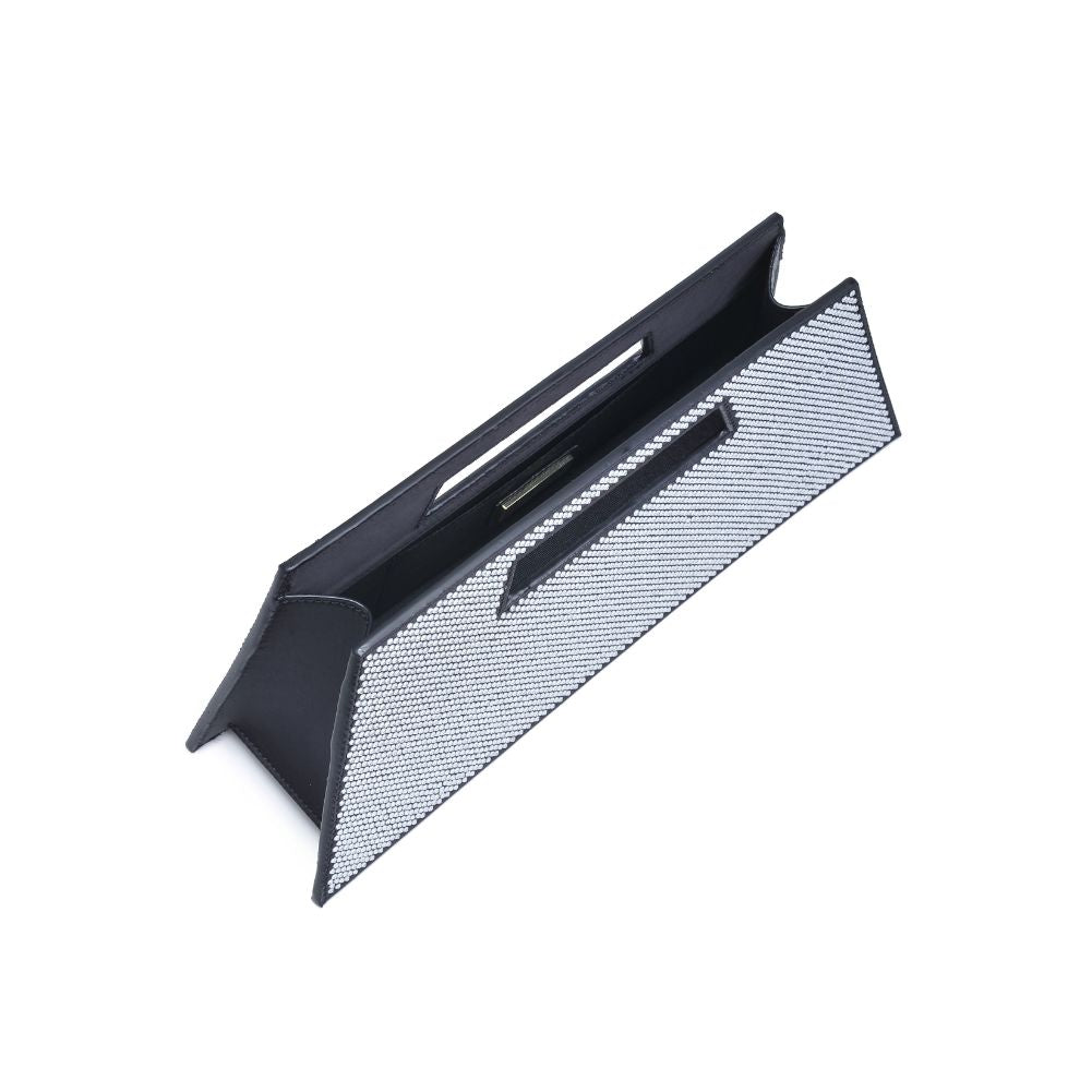 Urban Expressions Zinc Evening Bag 840611114334 View 8 | Silver Black