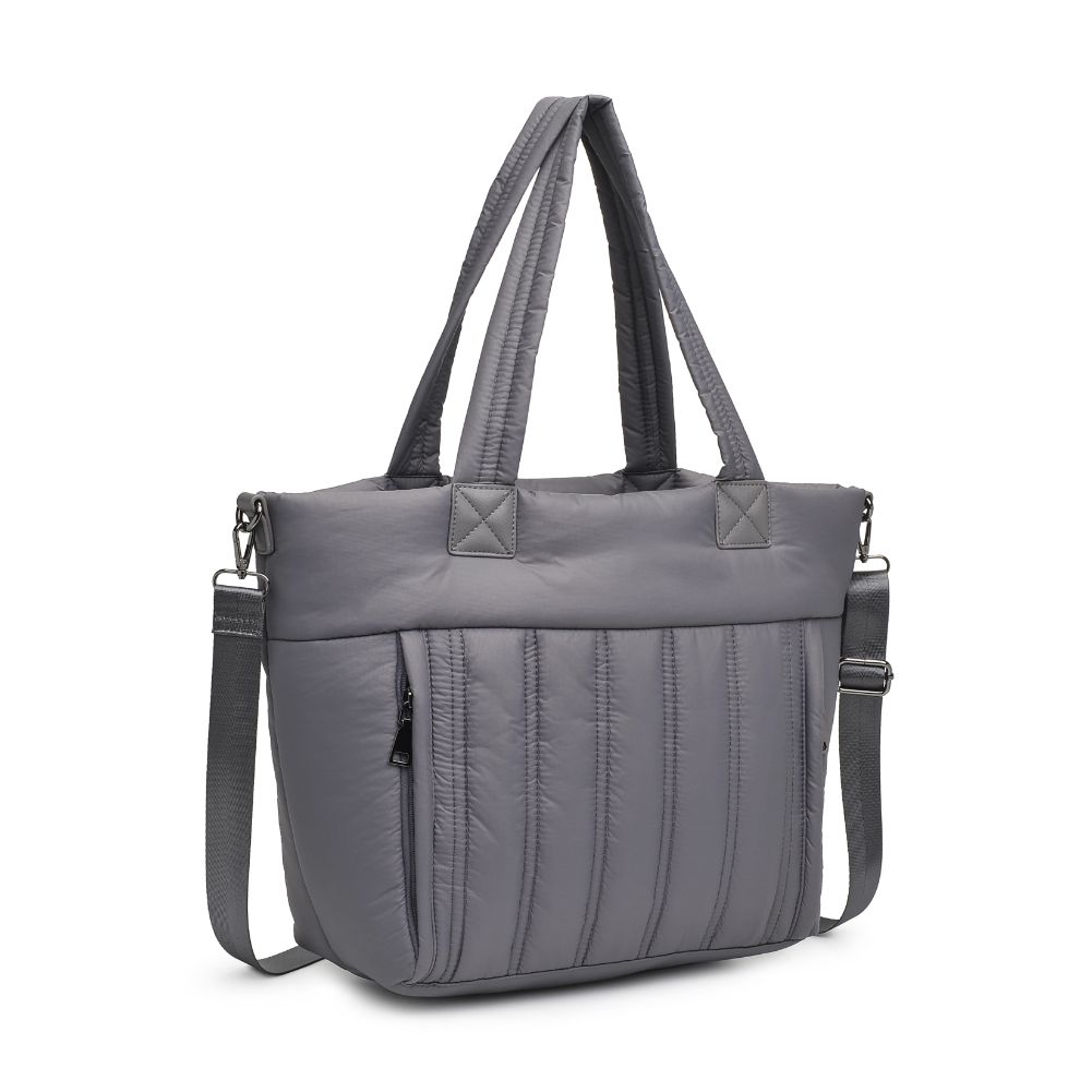 Product Image of Urban Expressions Ellis Tote 840611182685 View 6 | Carbon