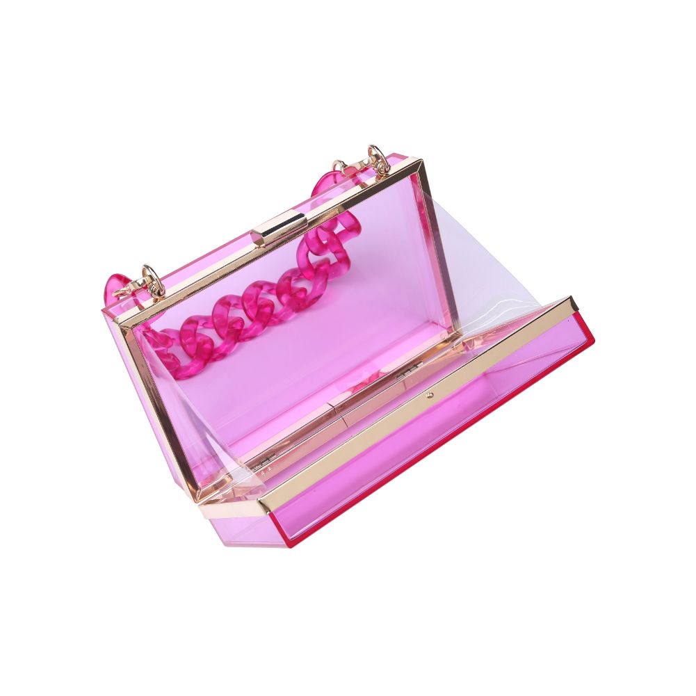 Product Image of Urban Expressions Lizzo Evening Bag 840611168382 View 4 | Pink