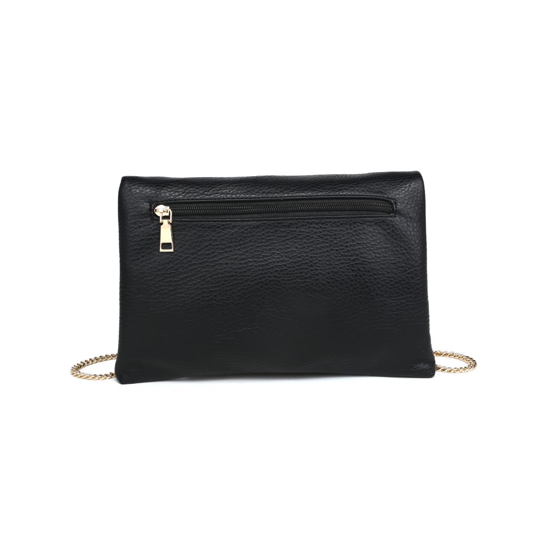Product Image of Urban Expressions Luna Fold Crossbody 840611196354 View 7 | Black