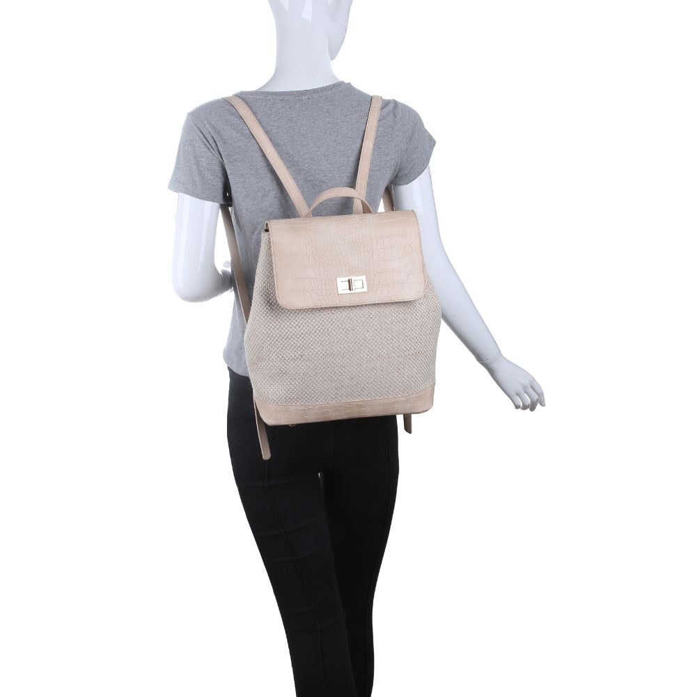 Product Image of Urban Expressions June Backpack 840611170675 View 5 | Beige