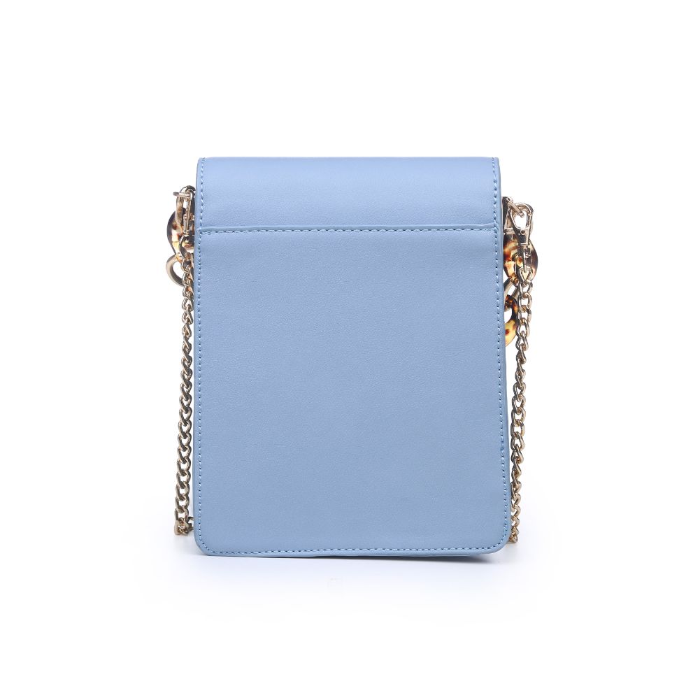 Woman wearing Powder Blue Urban Expressions Bobbie Crossbody 840611169945 View 7 | Powder Blue