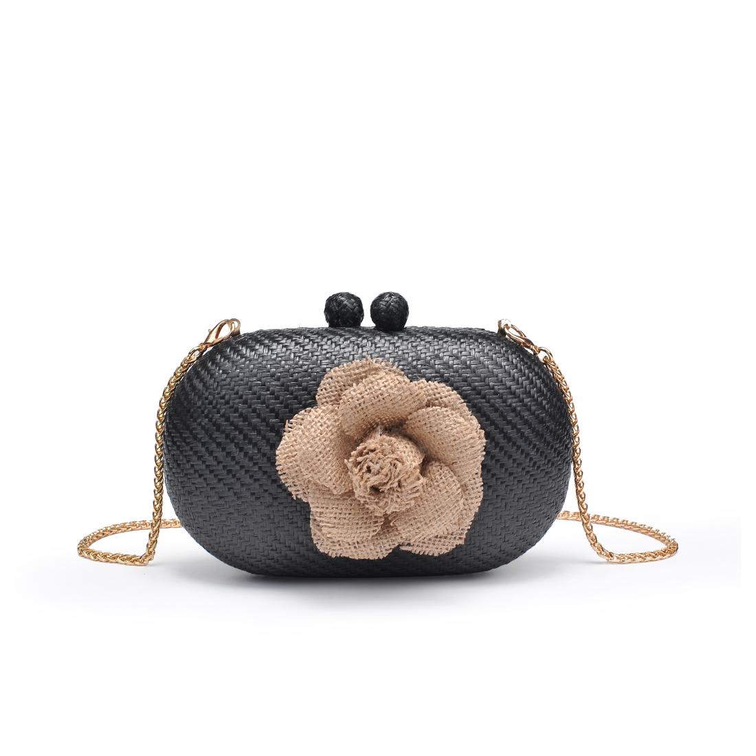 Product Image of Urban Expressions Fleur Evening Bag 840611156488 View 5 | Black