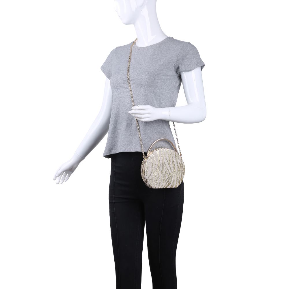 Product Image of Urban Expressions Aria Evening Bag 840611170835 View 5 | Gold Multi