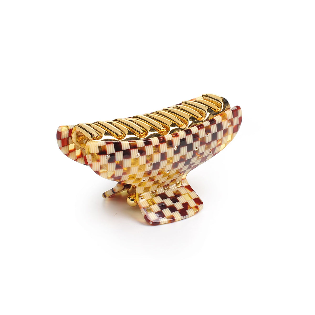 Product Image of Urban Expressions Angeline - Hair Claw Hair Claw 818209012836 View 5 | Multi Checker