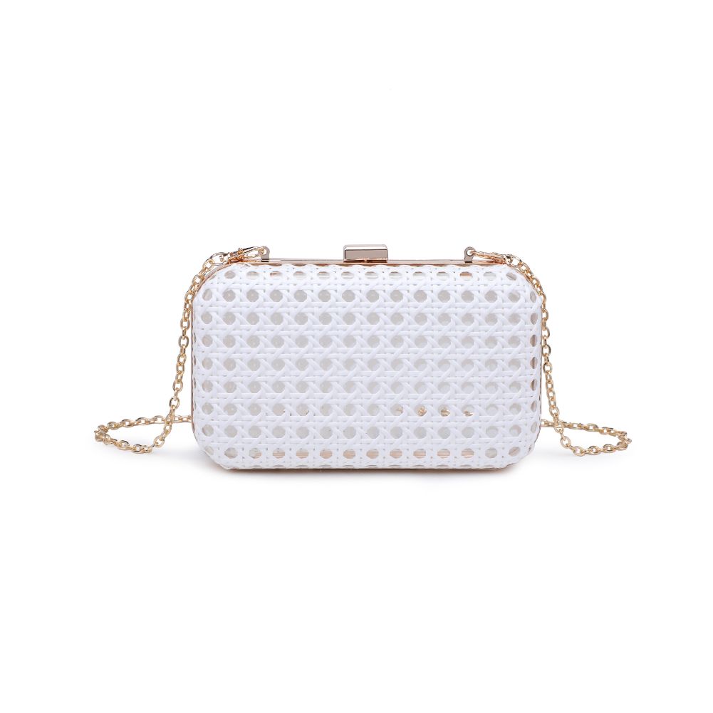 Product Image of Urban Expressions Itzel Minaudiere 840611100078 View 5 | White