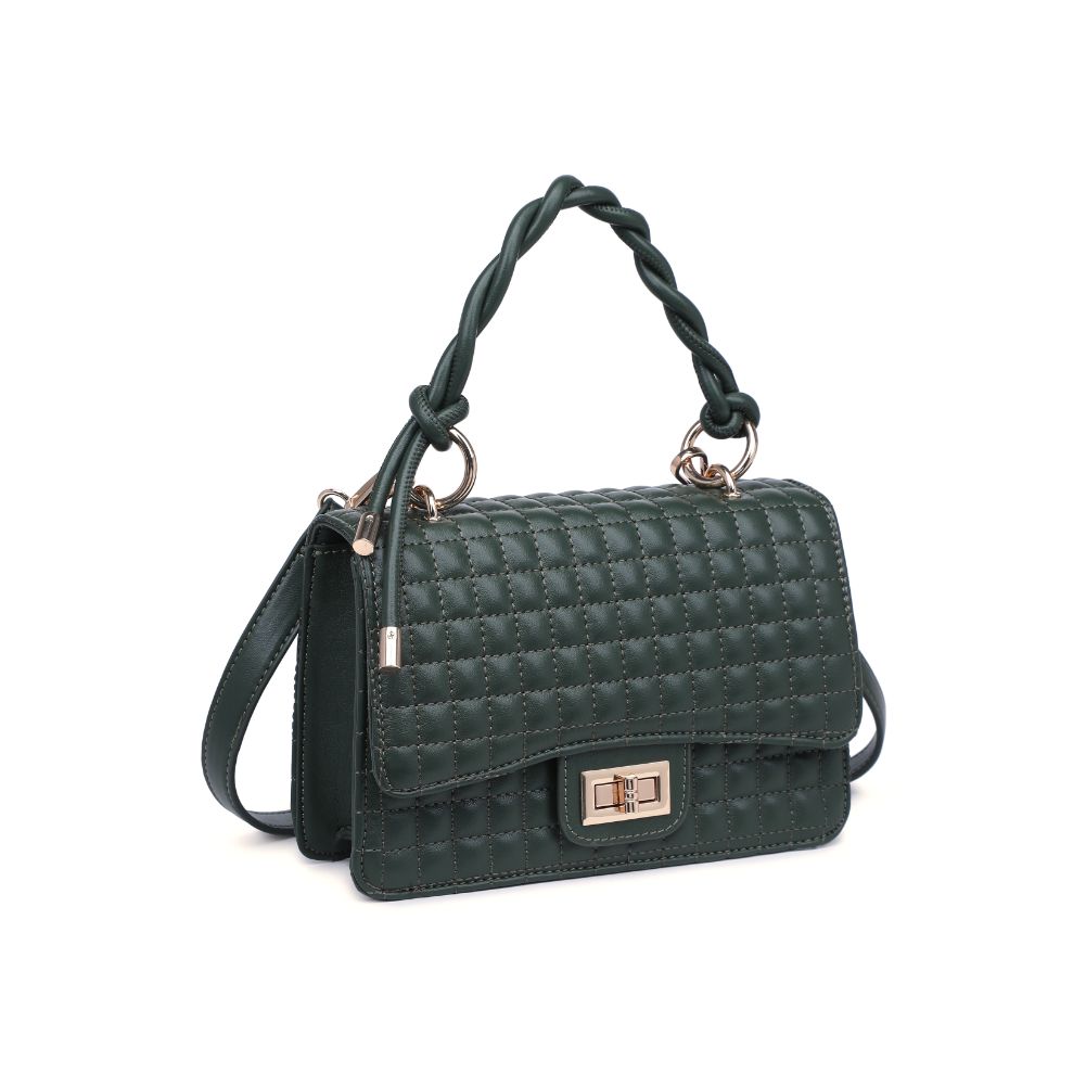 Woman wearing Hunter Green Urban Expressions Zoe Crossbody 840611115416 View 6 | Hunter Green