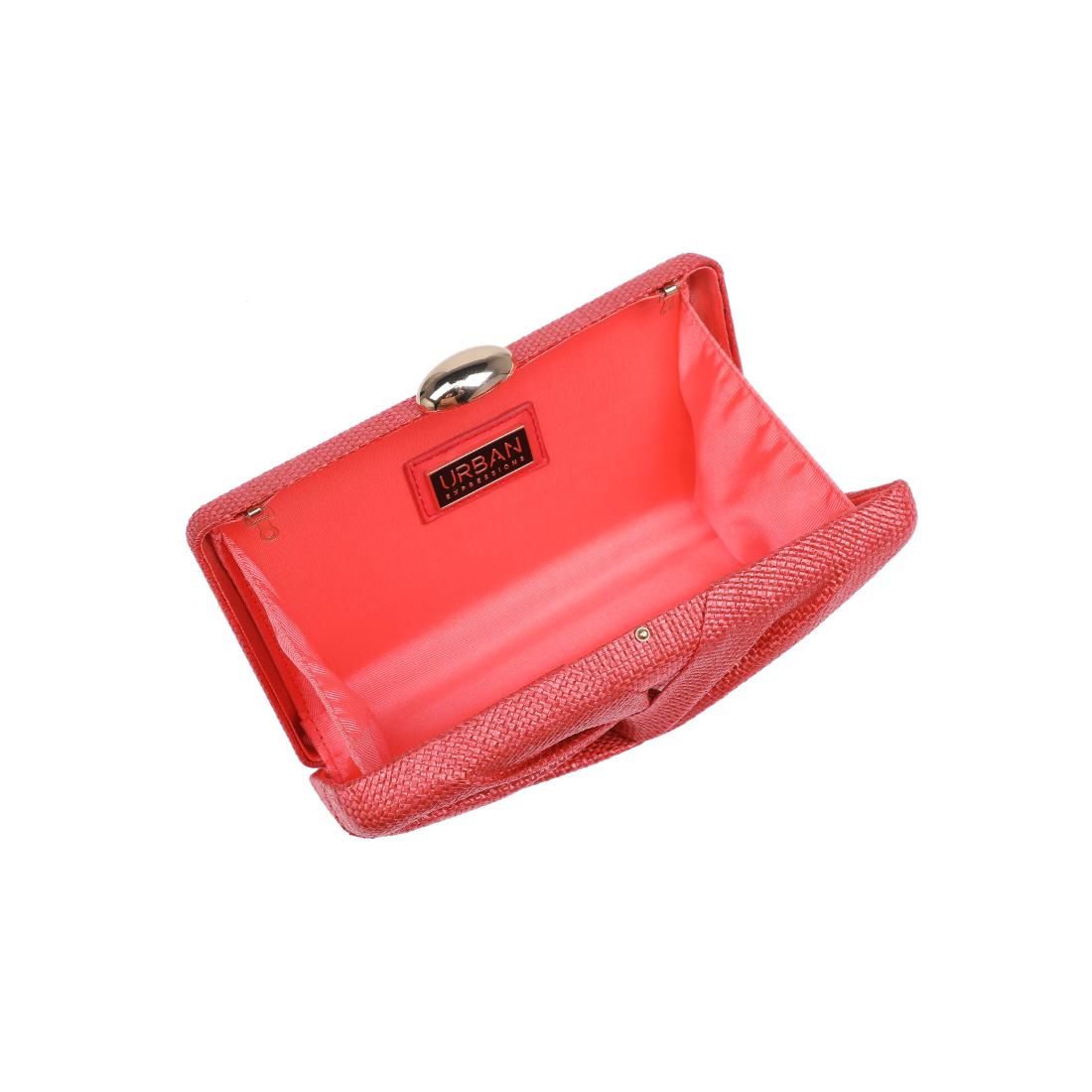 Woman wearing Red Urban Expressions Serenity Evening Bag 840504206337 View 9 | Red