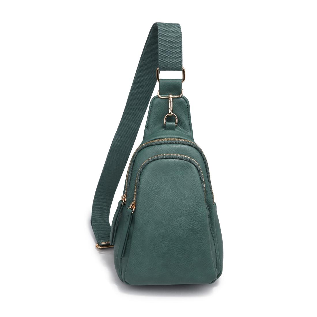 Product Image of Urban Expressions Strider Sling Backpack 840611198006 View 1 | Emerald