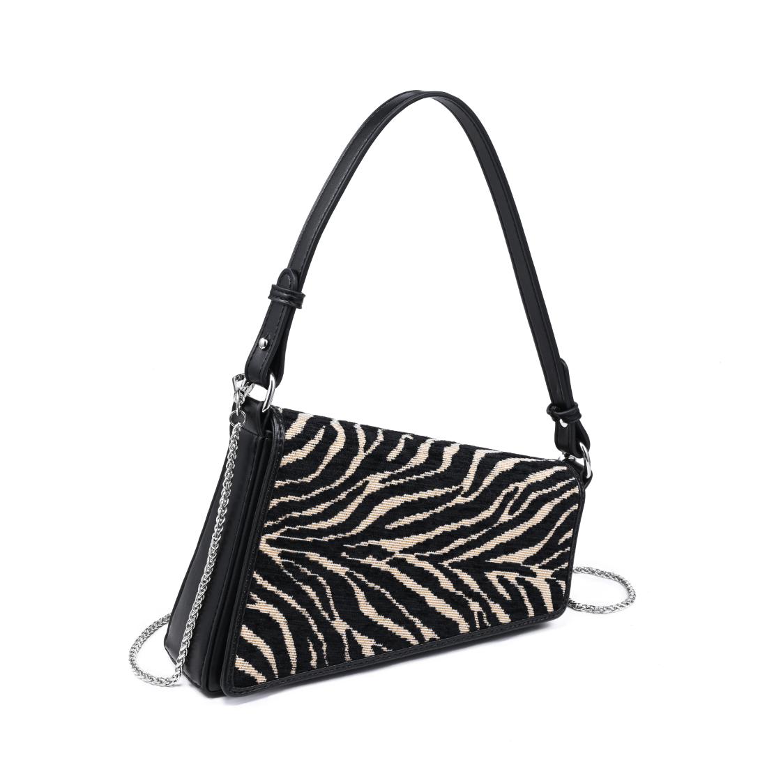 Urban Expressions Fatima - Zebra Shoulder Bag 840504214103 View 2 | Zebra