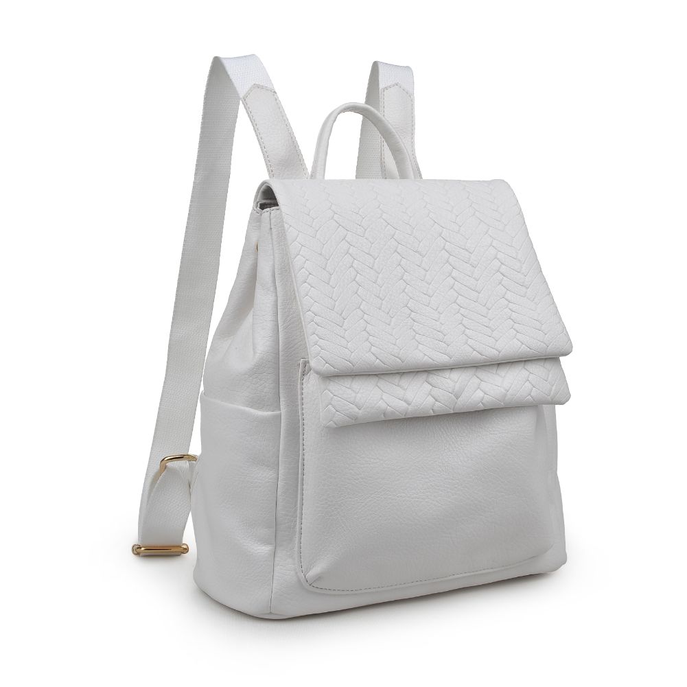 Product Image of Urban Expressions Ronan Backpack 840611169693 View 2 | White