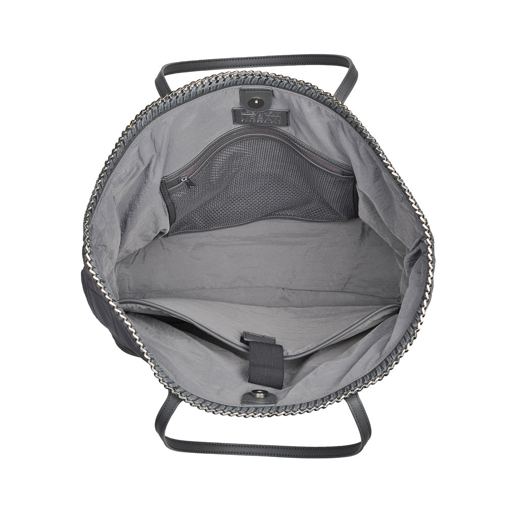 Woman wearing Charcoal Urban Expressions Rush Tote 840611156563 View 9 | Charcoal