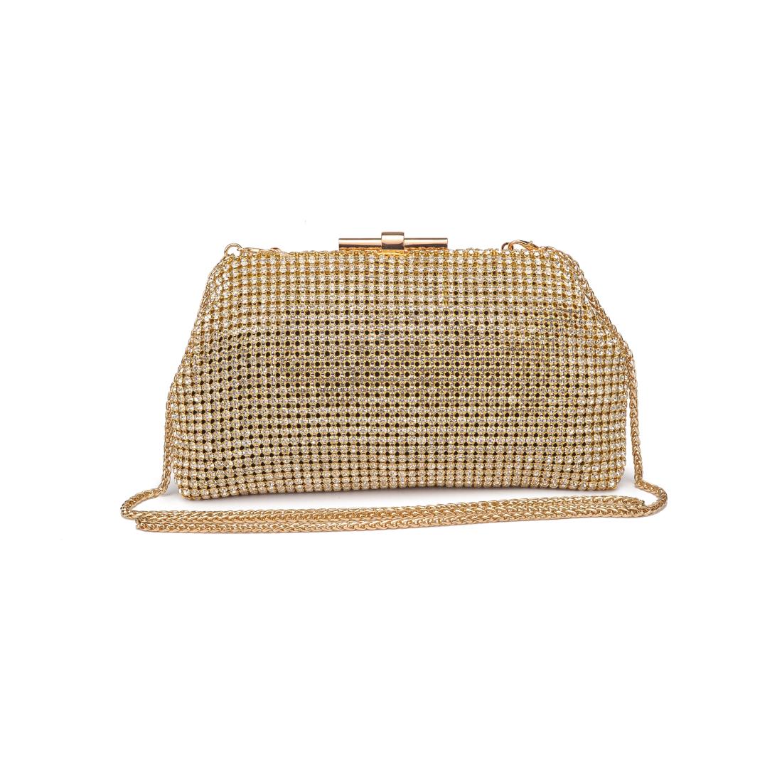 Product Image of Urban Expressions Delfina Evening Bag 840611198662 View 7 | Gold