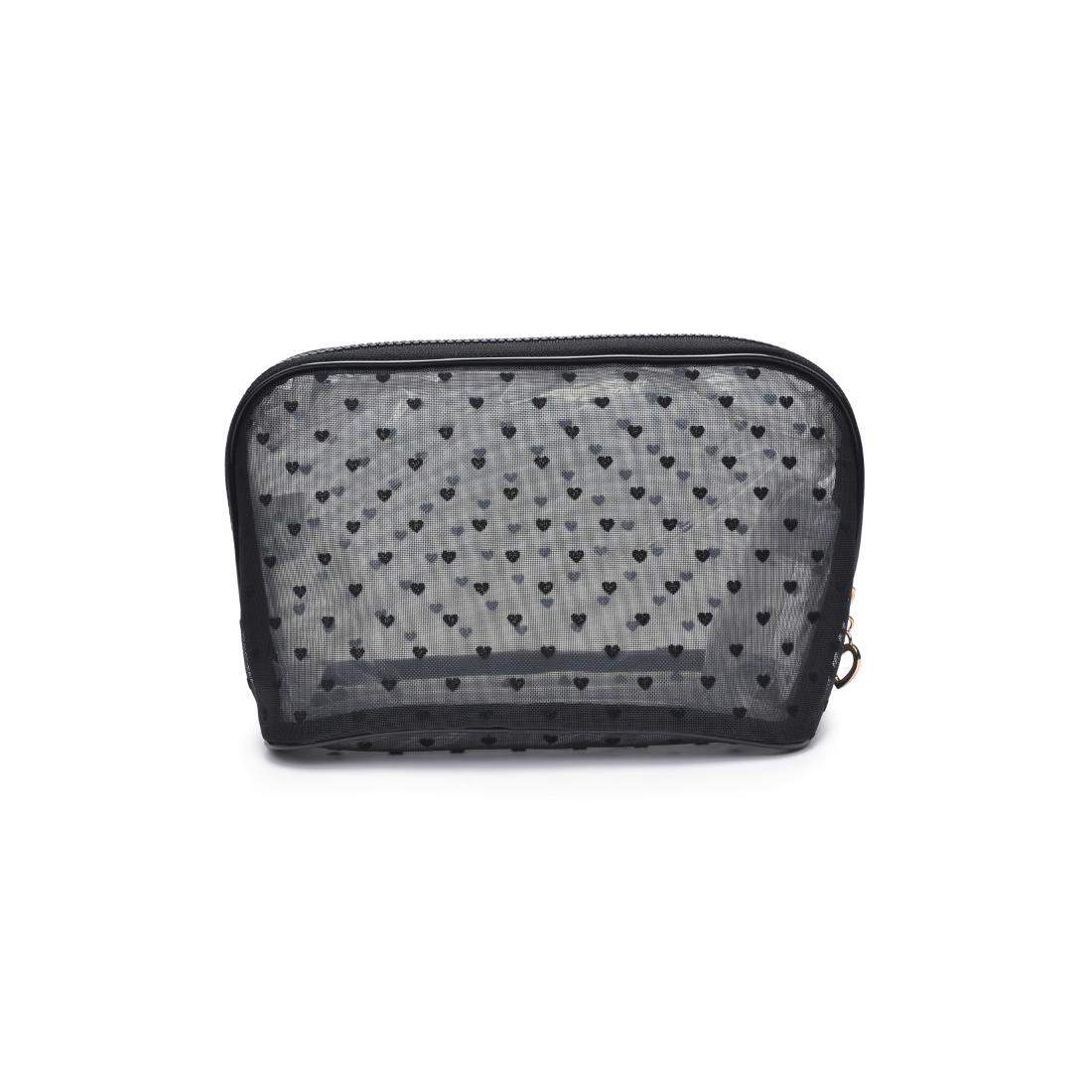 Urban Essentials Lovelace Cosmetic & Travel Organizer Dome Pouch 840611197948 View 7 | Black