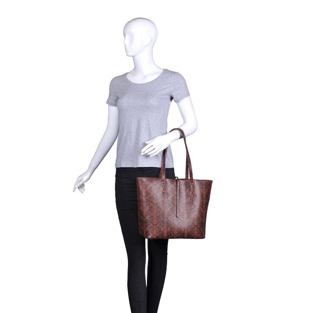 Product Image of Urban Expressions Madison Tote 840611167569 View 5 | Tan