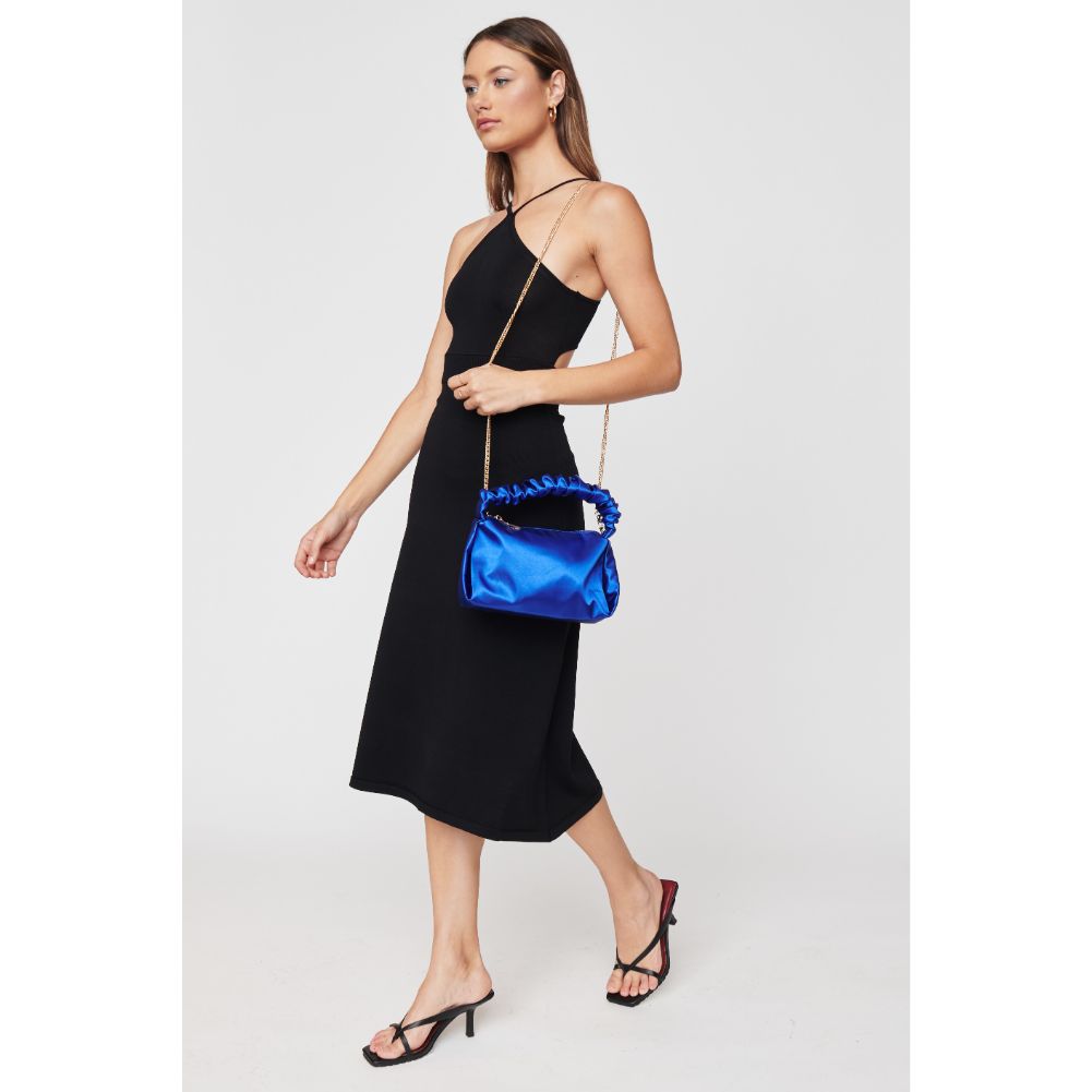 Woman wearing Navy Urban Expressions Serenity Evening Bag 840611101020 View 3 | Navy