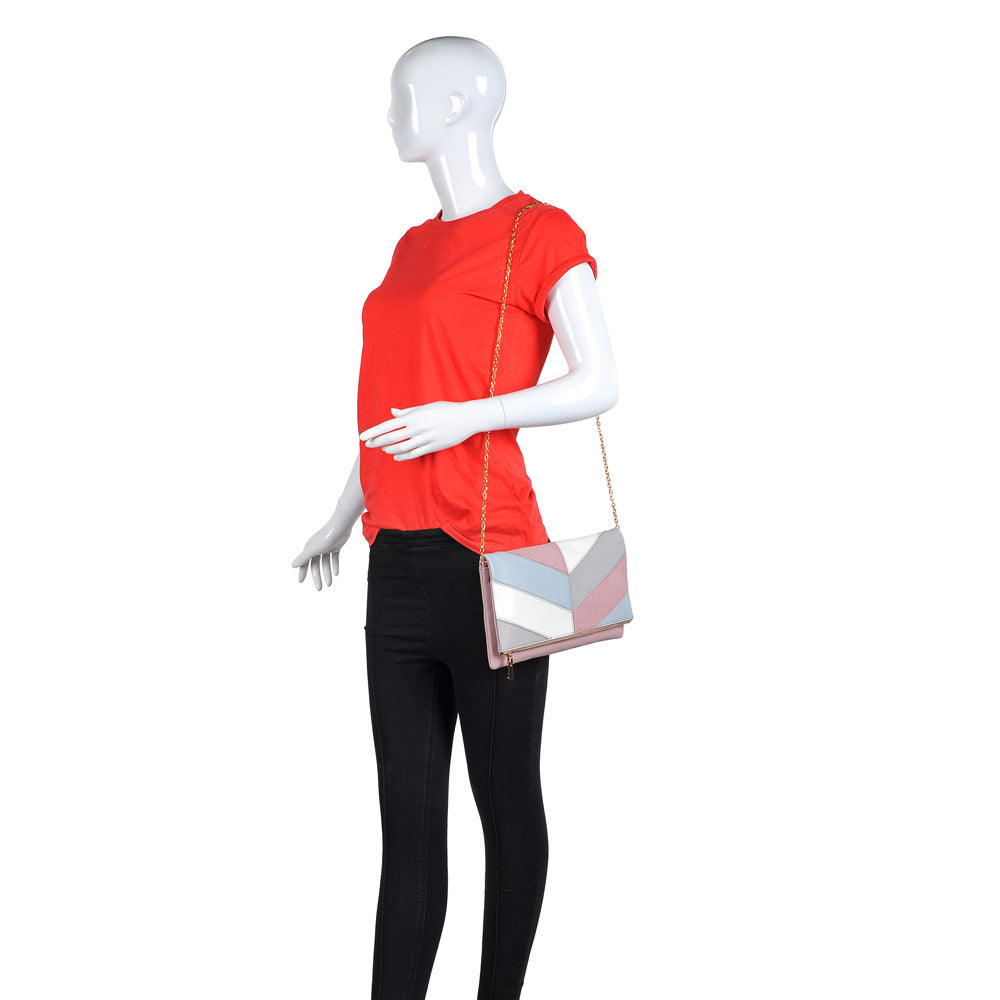 Product Image of Urban Expressions Lupe Clutch NA-840611146748 View 5 | Blush