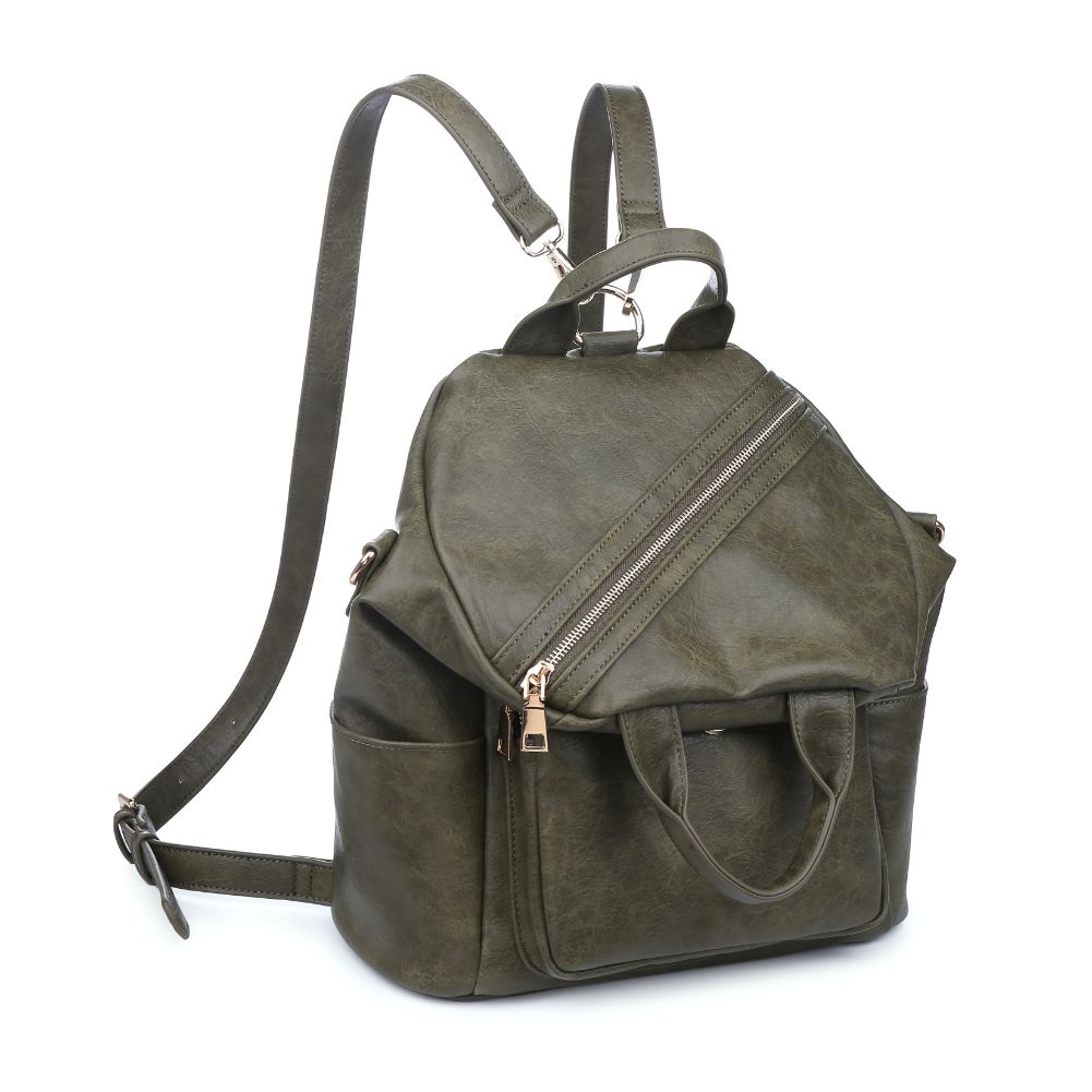 Product Image of Urban Expressions Jackson Backpack NA-840611163486 View 2 | Olive