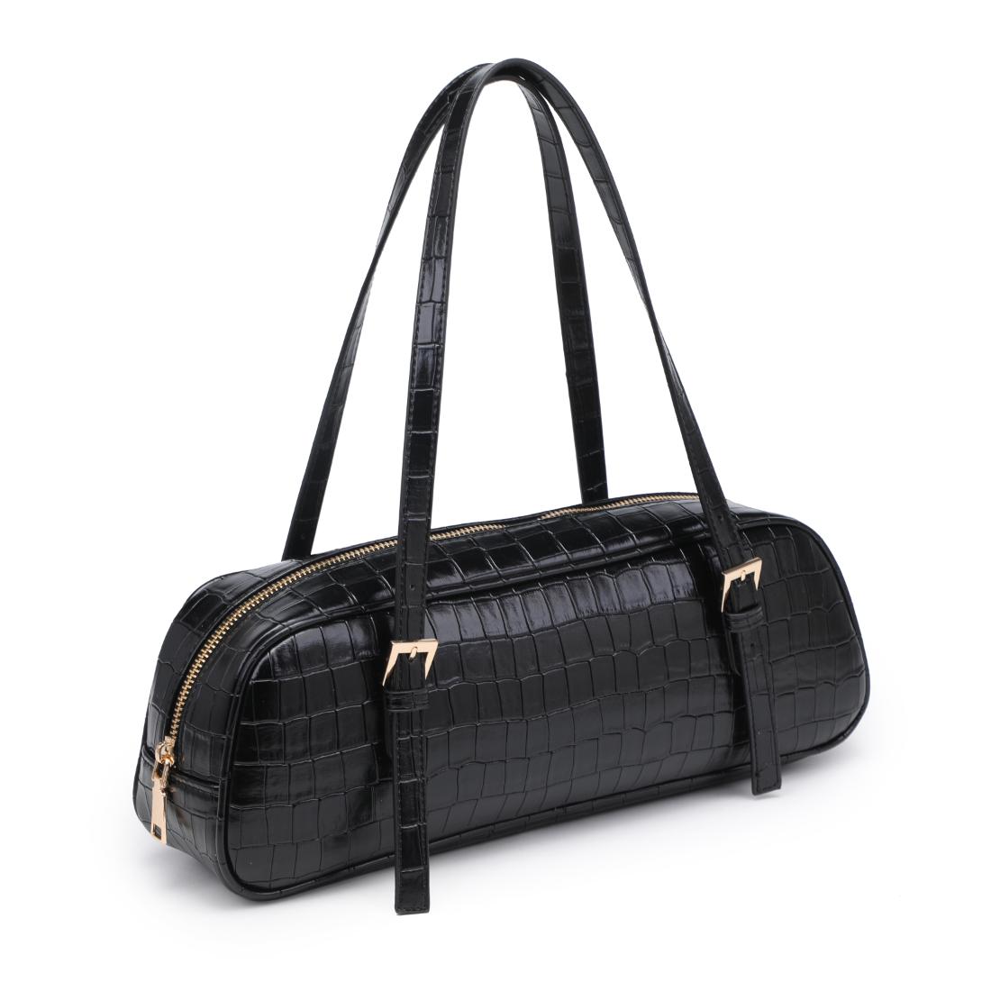 Woman wearing Black Urban Expressions Athena Shoulder Bag 840504206160 View 6 | Black