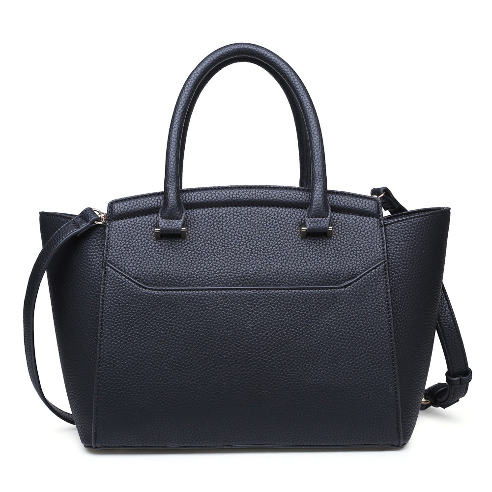 Product Image of Urban Expressions Langley Satchel NA-840611149572 View 3 | Black