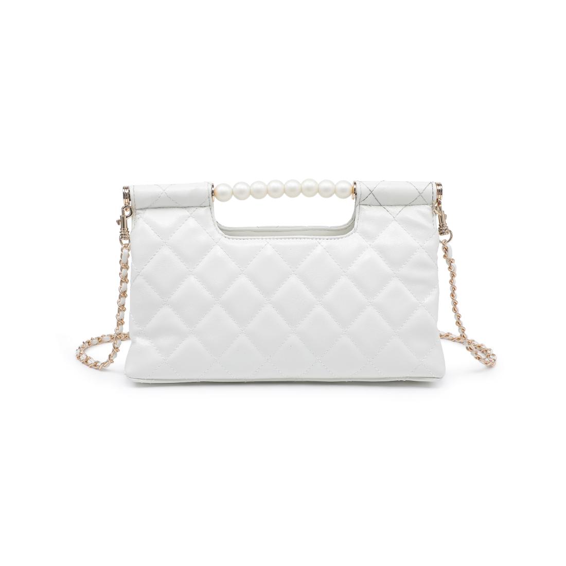 Woman wearing White Urban Expressions Winslet Crossbody 840504205934 View 7 | White