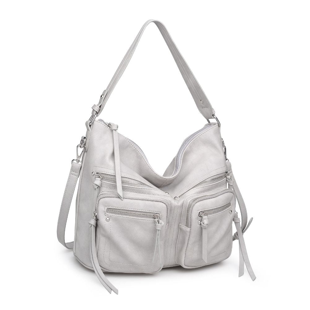 Product Image of Urban Expressions Barbara Hobo 840611164506 View 2 | Grey