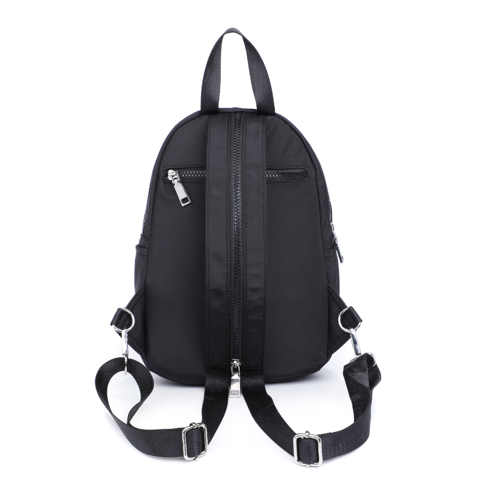 Product Image of Urban Expressions Brynlee Sling Backpack 840611180452 View 7 | Black