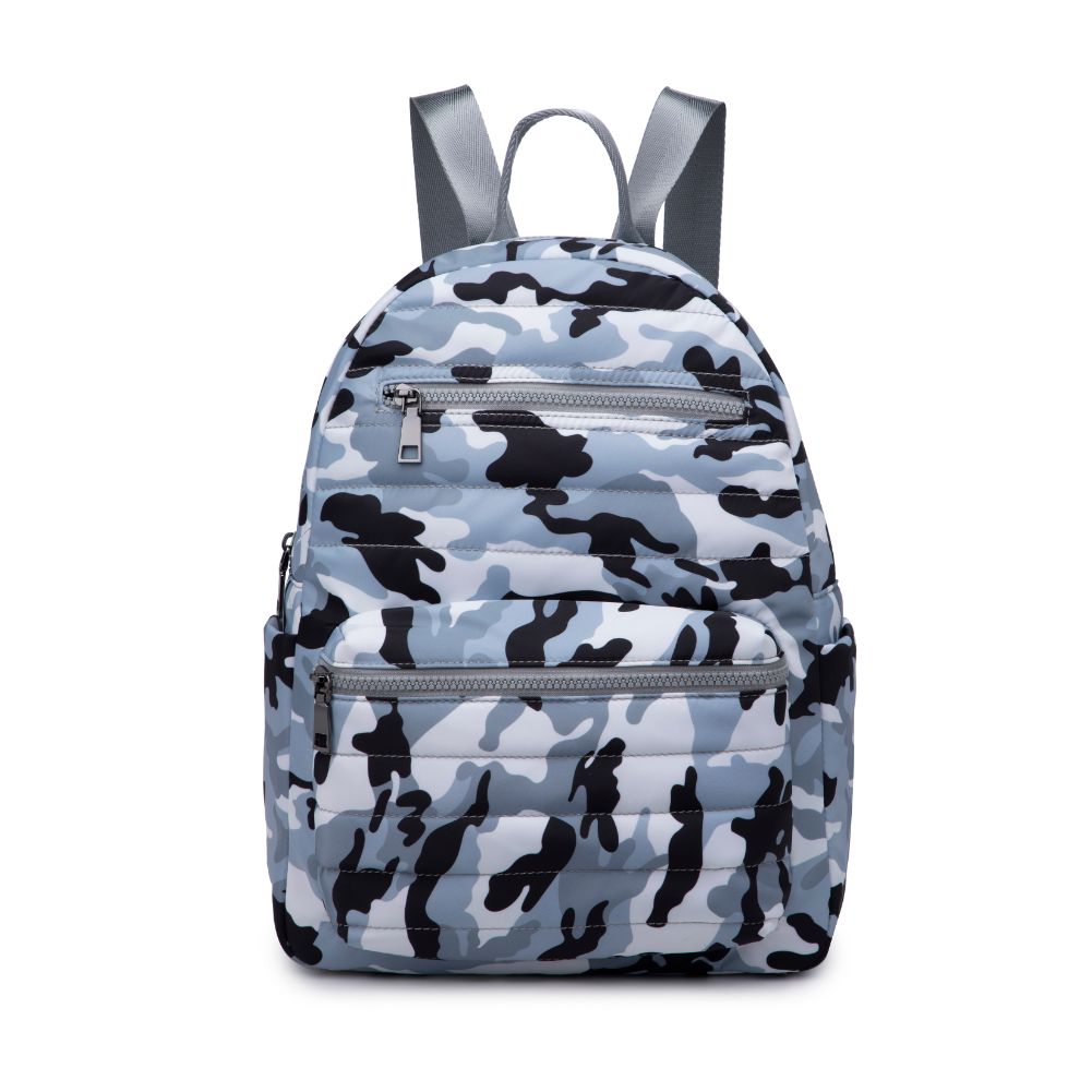 Product Image of Urban Expressions Aiden Backpack 840611180759 View 5 | Grey Camo
