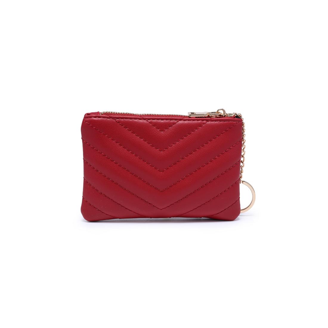 Woman wearing Red Urban Expressions Mackenzie Wallet 840504203848 View 7 | Red