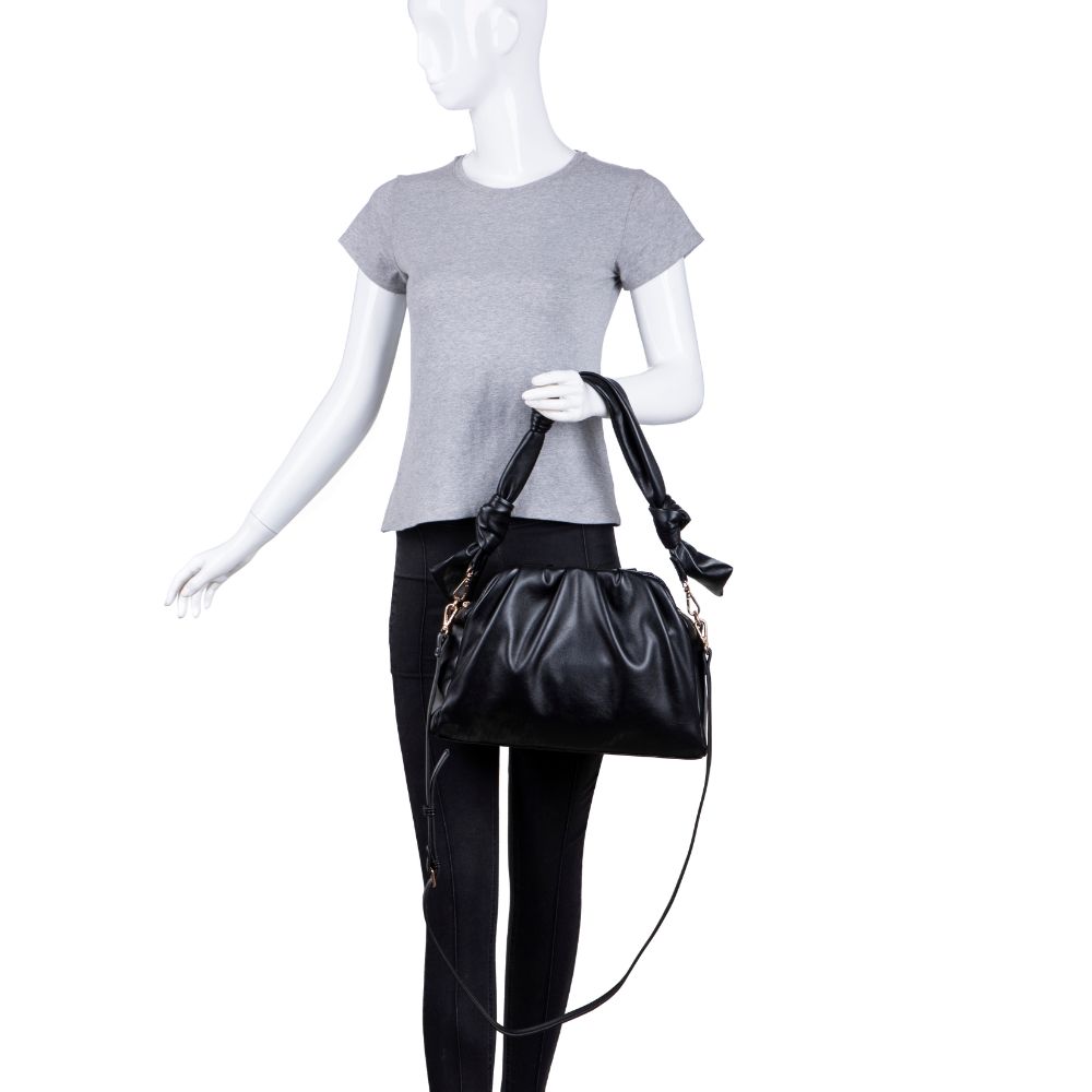 Product Image of Urban Expressions Marla Satchel 840611175168 View 5 | Black