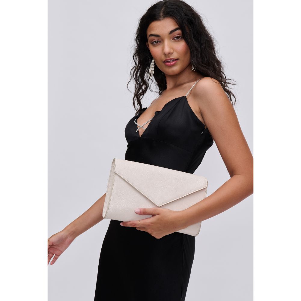 Woman wearing Bone Urban Expressions Riva Clutch 840611114563 View 2 | Bone