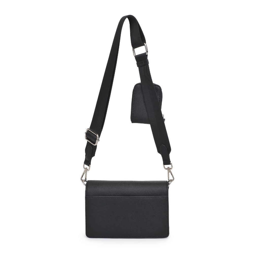 Product Image of Urban Expressions Fannie Crossbody 840611185402 View 7 | Black