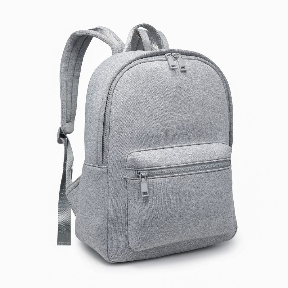 Product Image of Urban Expressions Declan Backpack 840611183002 View 2 | Heather Grey