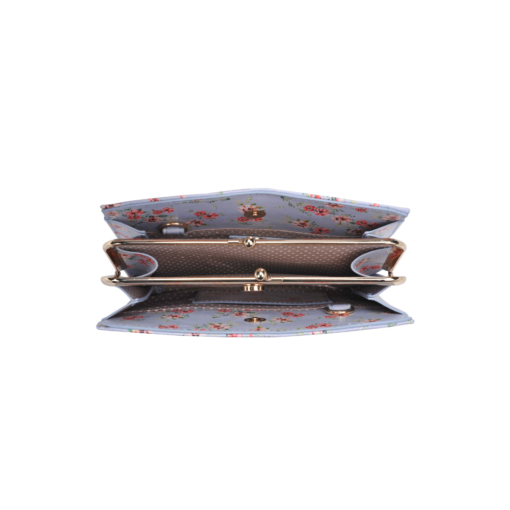 Product Image of Urban Expressions Elijah - Floral Clutch 840611181466 View 8 | Powder Blue