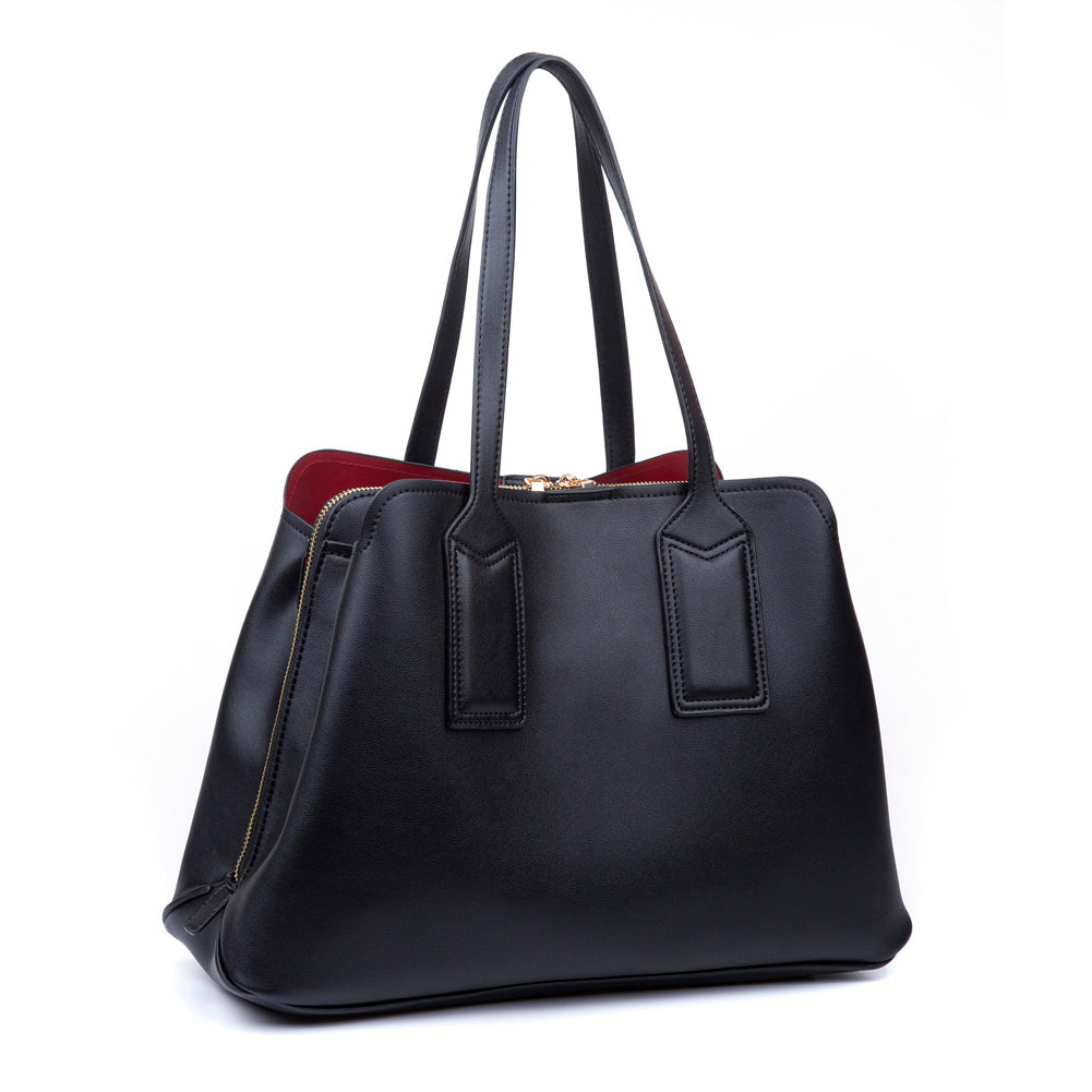 Product Image of Urban Expressions Georgia Satchel NA-840611153289 View 2 | Black