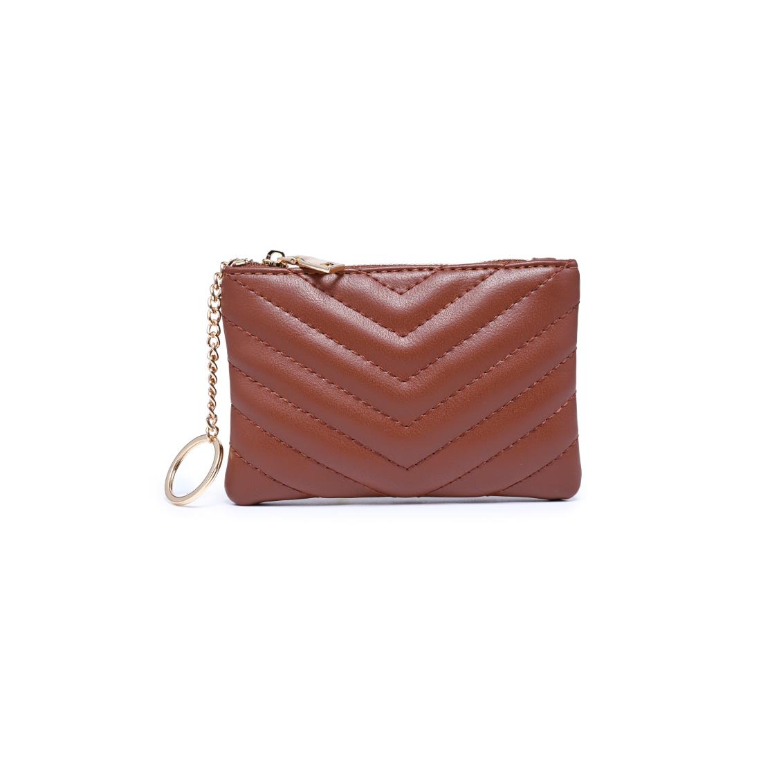 Woman wearing Chocolate Urban Expressions Mackenzie Wallet 840504203879 View 5 | Chocolate