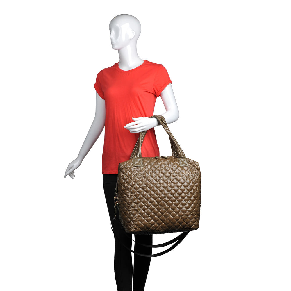 Product Image of Urban Expressions Wanderlust - Large Tote 840611157584 View 5 | Olive