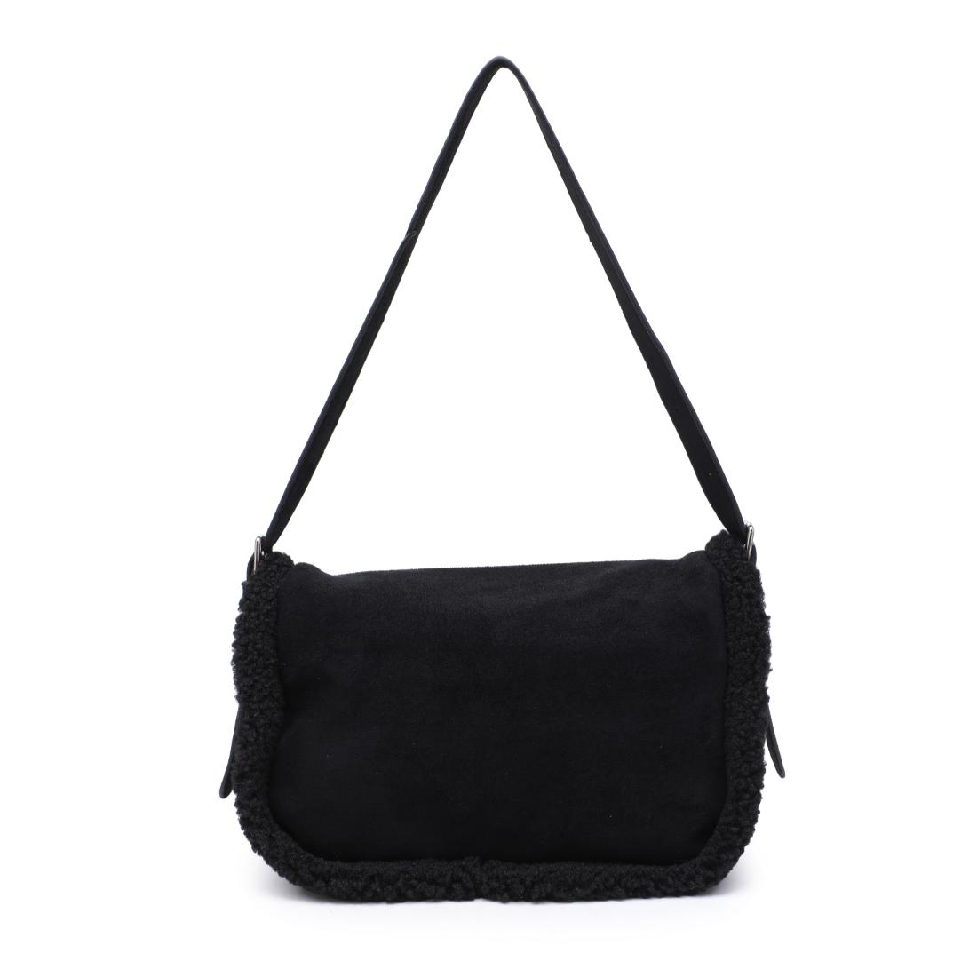 Urban Expressions Zaria Shoulder Bag 840504213328 View 3 | Black